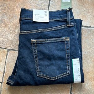 Goodfellow & Co Blue Straight Jeans with Rich Indigo Wash
